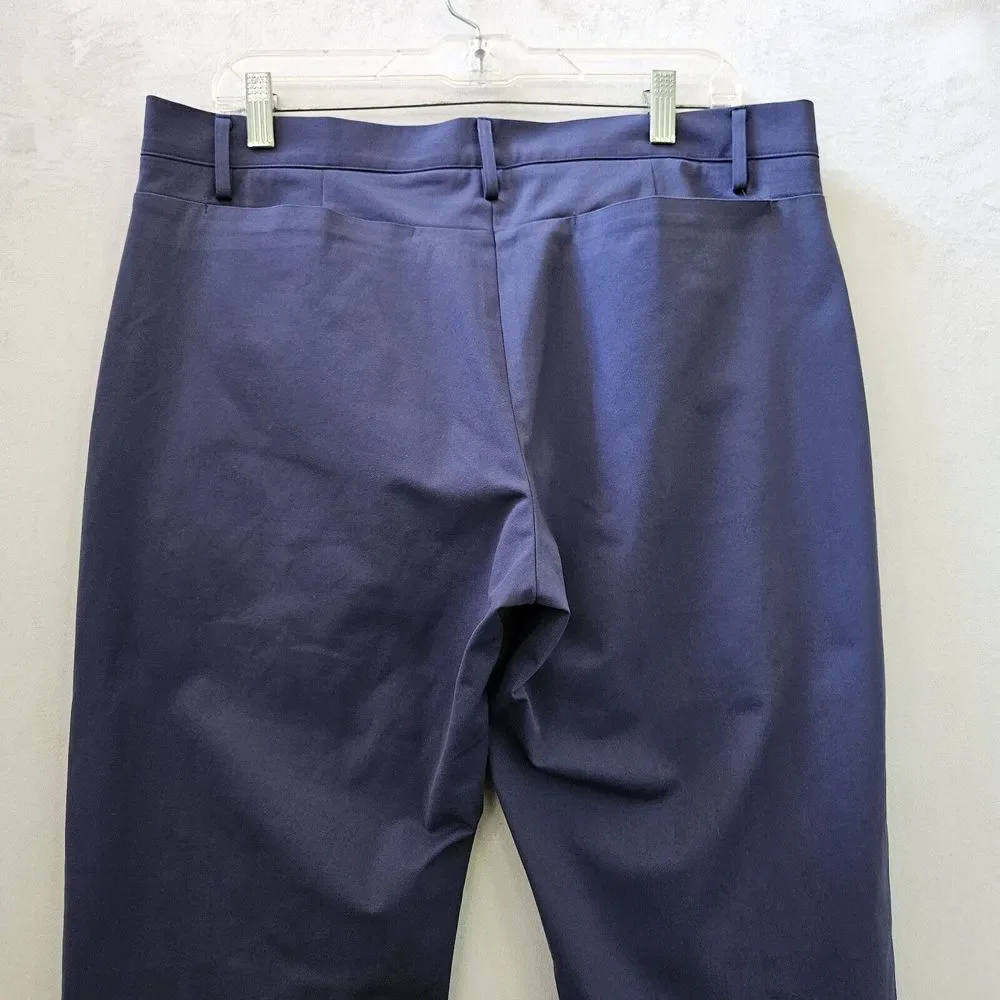 Ministry of Supply‎ Pants Navy Blue Aviator Slim Tapered Golf 34x33 Performance